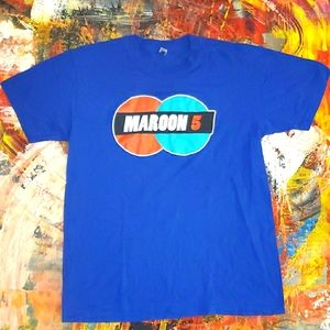 Maroon 5 concert tour tee shirt